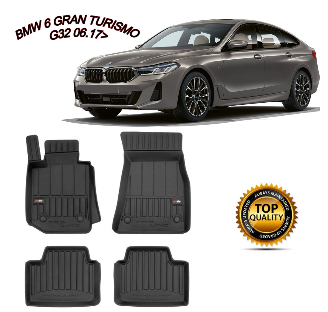 TIPSKI GUMENI PREMIUM 3D TEPISI ZA BMW 6 GRAN TURISMO G32 06.17-